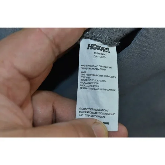 Hoka One One Transport Men Pants Size L Castlerock Gray Hiking Outdoors Active - Picture 12 of 16